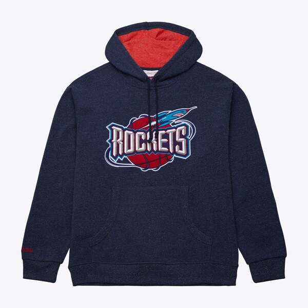 Houston Rockets Navy Snow Washed Fleece Pullover Hoodie