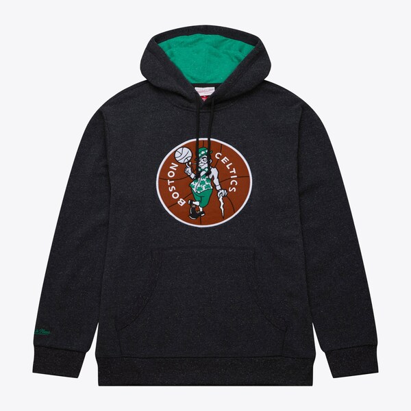 Boston Celtics Black Snow Washed Fleece Pullover Hoodie