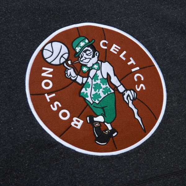 Boston Celtics Black Snow Washed Fleece Pullover Hoodie