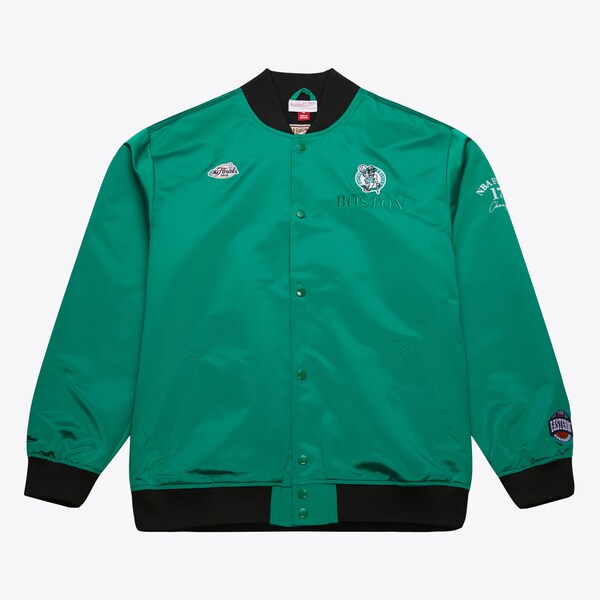 Boston Celtics Kelly Green Team OG 3.0 Satin Full Snap Jacket