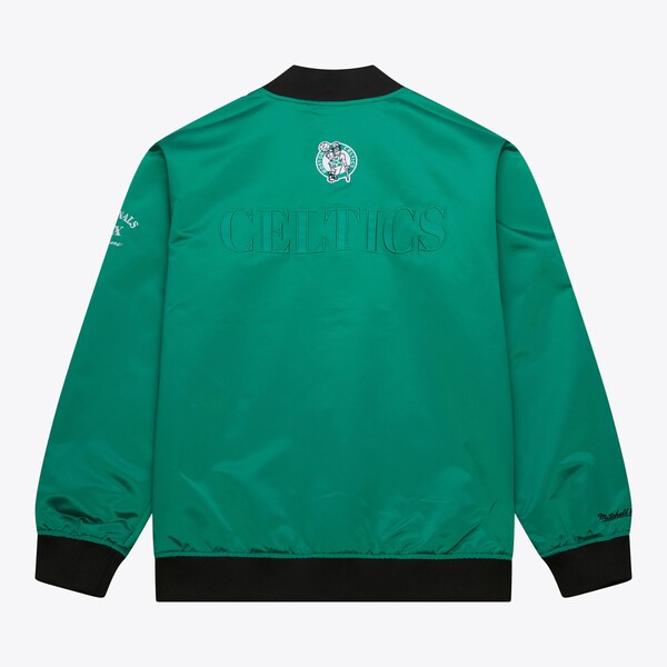 Boston Celtics Kelly Green Team OG 3.0 Satin Full Snap Jacket