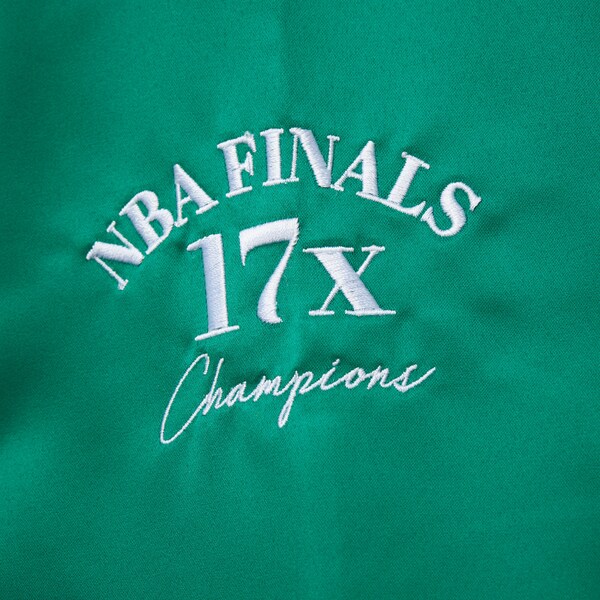 Boston Celtics Kelly Green Team OG 3.0 Satin Full Snap Jacket