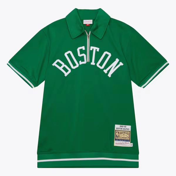 Boston Celtics 1962-63 Kelly Green Authentic Shooting Shirt