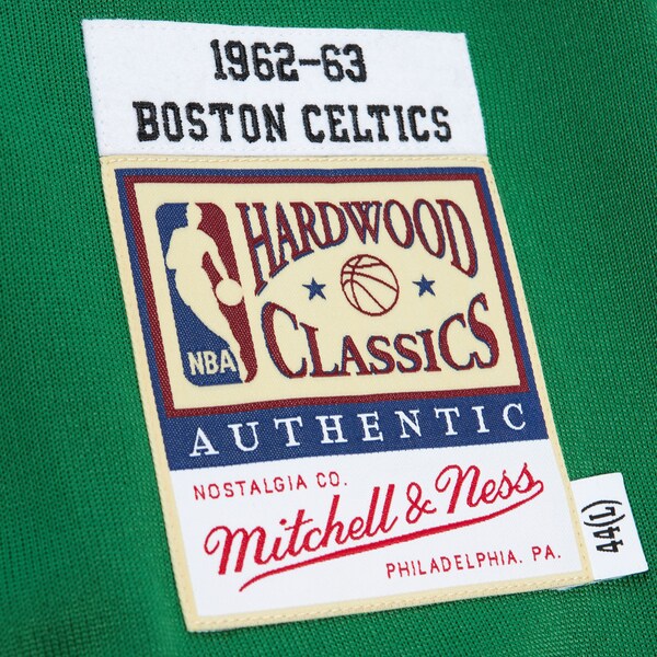 Boston Celtics 1962-63 Kelly Green Authentic Shooting Shirt