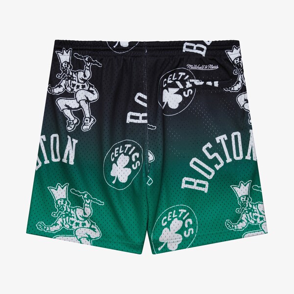 Boston Celtics Black Destination Leisure Camp Shorts