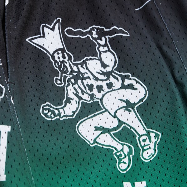 Boston Celtics Black Destination Leisure Camp Shorts