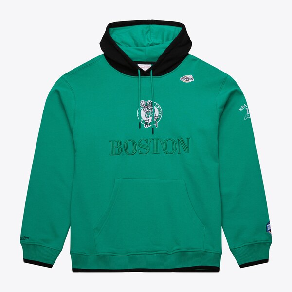 Boston Celtics Kelly Green Team OG 3.0 Vintage Fleece Pullover Hoodie