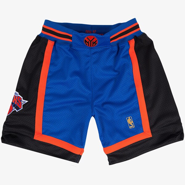 Men's Royal New York Knicks Authentic 1996-97 Away Shorts