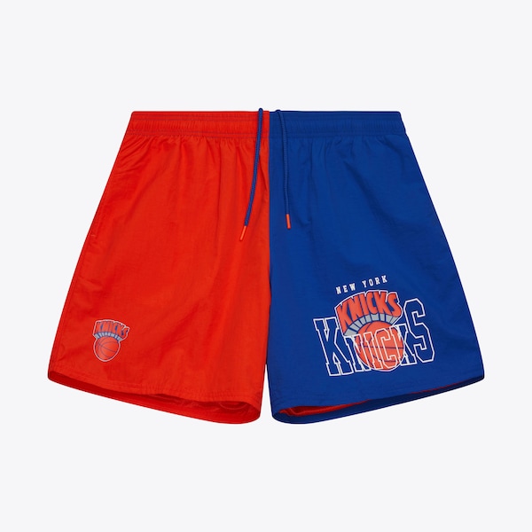 New York Knicks Orange Vintage Woven Shorts