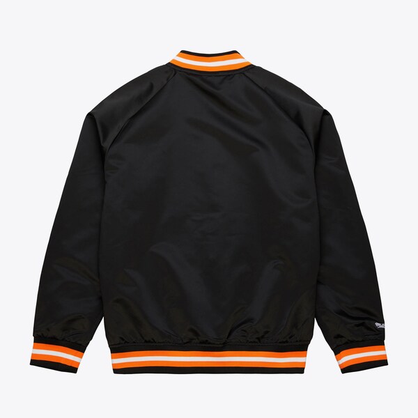 Phoenix Suns Black Lightweight Satin Raglan Full-Snap Jacket