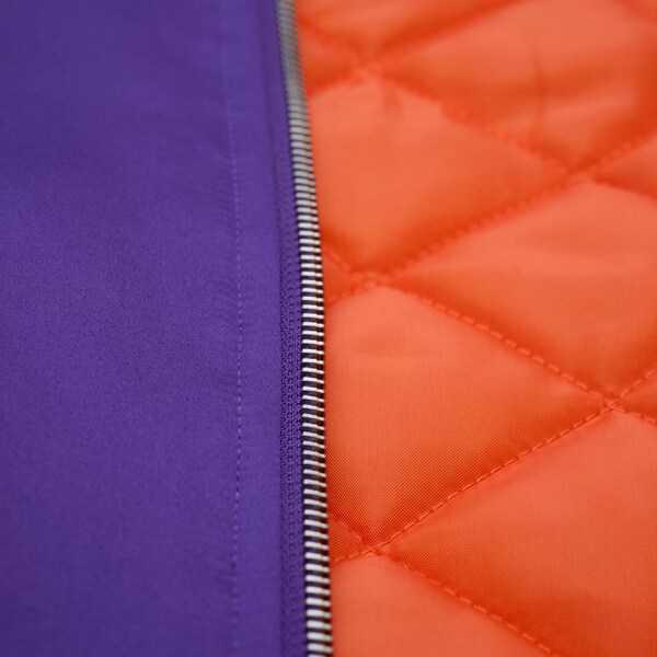 Phoenix Suns Purple Hardwood Classics Throwback Heavyweight Satin Full-Zip Jacket