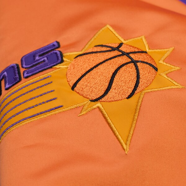 Phoenix Suns Purple Hardwood Classics Throwback Heavyweight Satin Full-Zip Jacket
