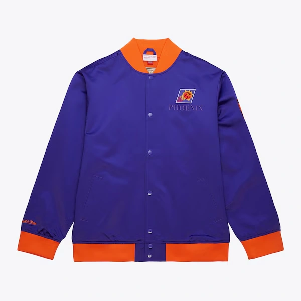 Phoenix Suns Purple Team OG 3.0 Satin Full Snap Jacket