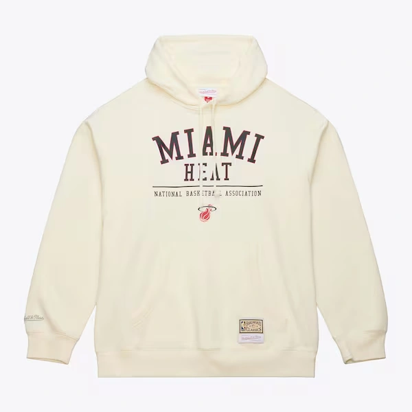 Miami Heat Cream Walk-Off Fleece Hoodie