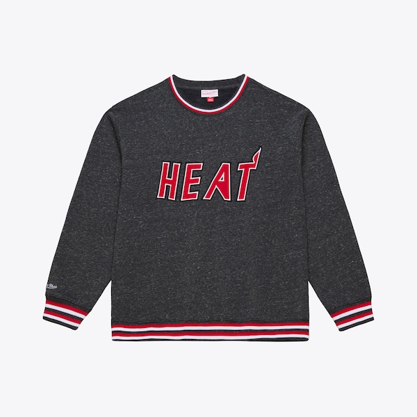 Miami Heat Charcoal Winning Streak Fleece Sweatshirt