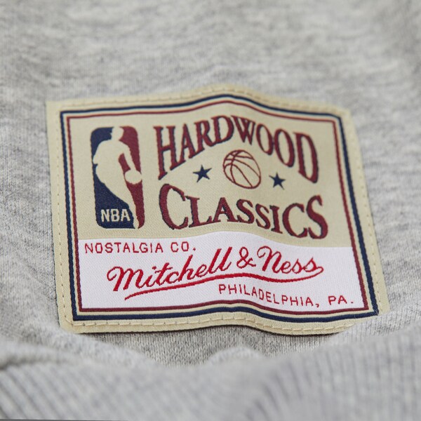 Women's Miami Heat Heather Gray Triangle Cropped Full-Zip Hoodie Jacket 5 Women's Miami Heat Heather Gray Triangle Cropped Full-Zip Hoodie Jacket