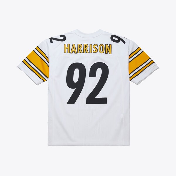 James Harrison Pittsburgh Steelers 2005 White Authentic Jersey 3 James Harrison Pittsburgh Steelers 2005 White Authentic Jersey