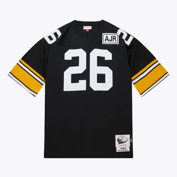Men's Rod Woodson Black Pittsburgh Steelers 1988 Authentic Jersey