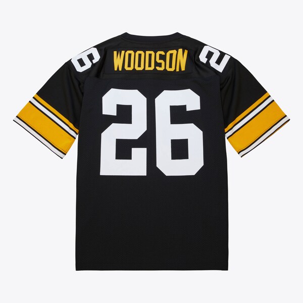 Men's Rod Woodson Black Pittsburgh Steelers 1988 Authentic Jersey 3 Men's Rod Woodson Black Pittsburgh Steelers 1988 Authentic Jersey