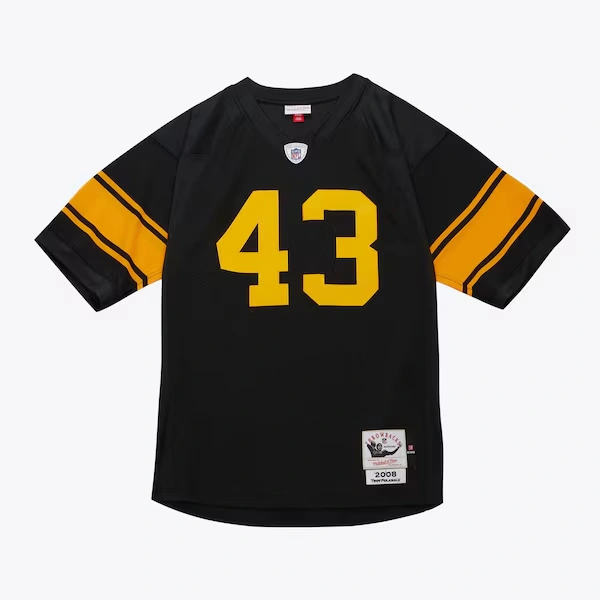 Troy Polamalu Pittsburgh Steelers Black 2008 Authentic Player Jersey