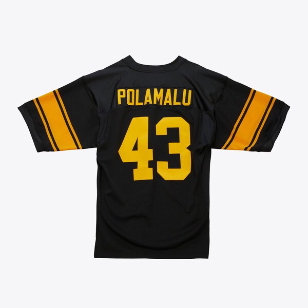 Troy Polamalu Pittsburgh Steelers Black 2008 Authentic Player Jersey 3 Troy Polamalu Pittsburgh Steelers Black 2008 Authentic Player Jersey