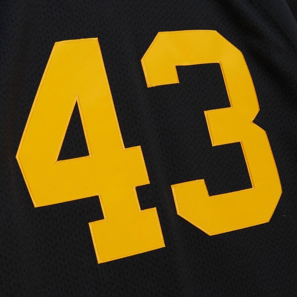 Troy Polamalu Pittsburgh Steelers Black 2008 Authentic Player Jersey 4 Troy Polamalu Pittsburgh Steelers Black 2008 Authentic Player Jersey