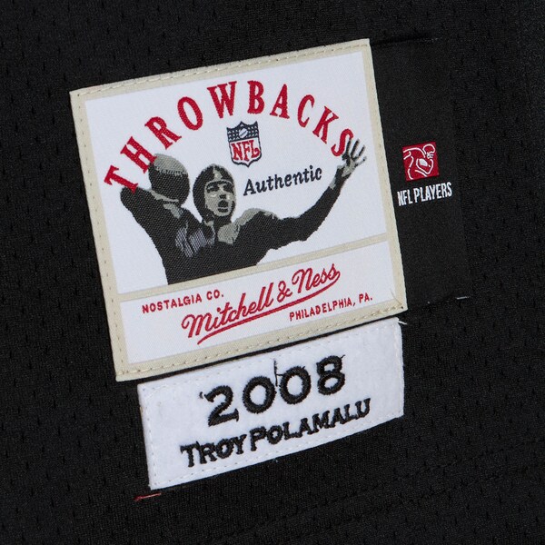 Troy Polamalu Pittsburgh Steelers Black 2008 Authentic Player Jersey 5 Troy Polamalu Pittsburgh Steelers Black 2008 Authentic Player Jersey