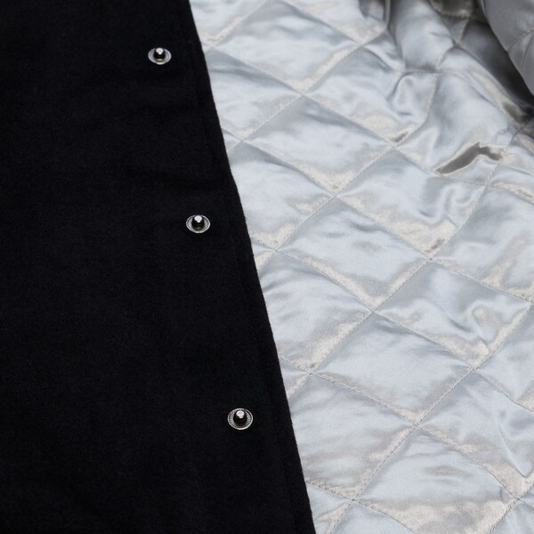 Oakland Raiders Black Walk the Tunnel Varsity Full-Snap Jacket 7 Oakland Raiders Black Walk the Tunnel Varsity Full-Snap Jacket