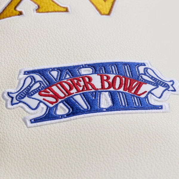 Oakland Raiders Brown/Cream Dusted Varsity Full-Snap Jacket 4 Oakland Raiders Brown/Cream Dusted Varsity Full-Snap Jacket