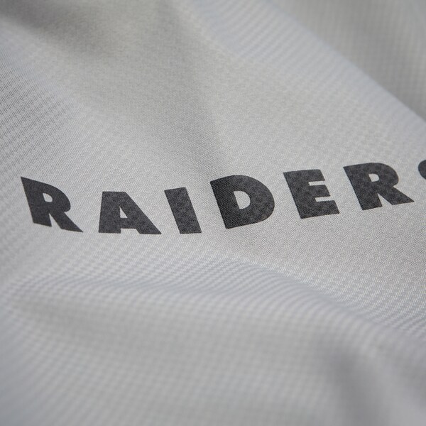 Oakland Raiders Black Tie Breaker Vintage Lightweight Anorak Quarter-Zip Windbreaker