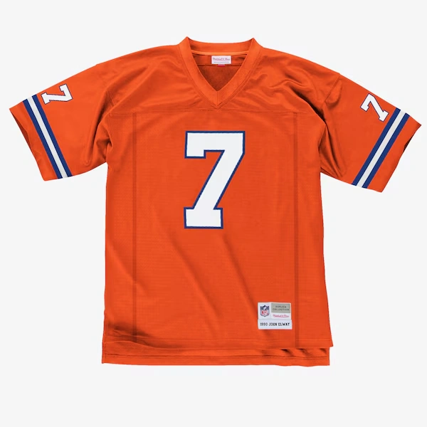 John Elway Denver Broncos 1990 Orange Legacy Jersey