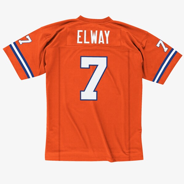 John Elway Denver Broncos 1990 Orange Legacy Jersey 3 John Elway Denver Broncos 1990 Orange Legacy Jersey
