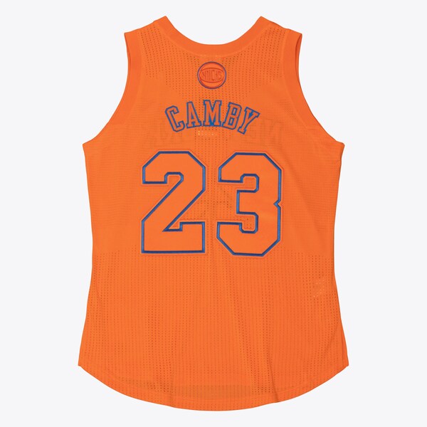 Marcus Camby New York Knicks 2012-13 Orange Authentic Jersey 3 Marcus Camby New York Knicks 2012-13 Orange Authentic Jersey