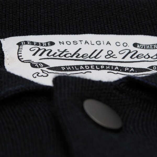Mitchell & Ness Black Full-Snap Sweater 6 Mitchell & Ness Black Full-Snap Sweater