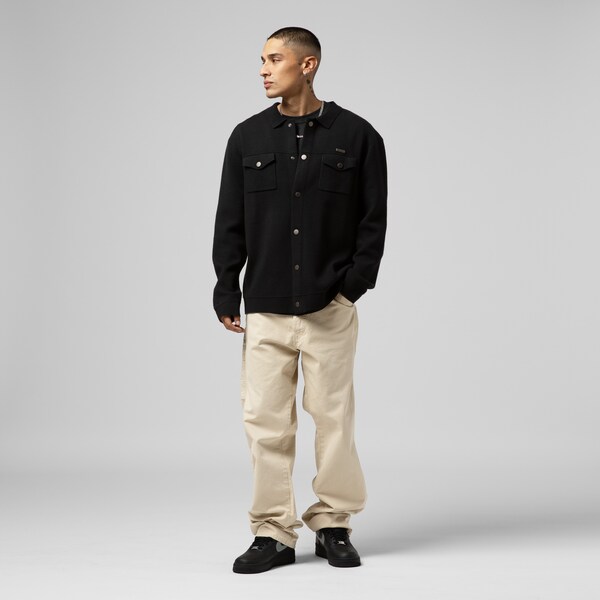 Mitchell & Ness Black Full-Snap Sweater 9 Mitchell & Ness Black Full-Snap Sweater