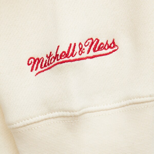 M&N x LA28 Cream Fleece Pullover Sweatshirt 5 M&N x LA28 Cream Fleece Pullover Sweatshirt