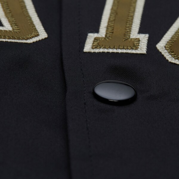 Boston Celtics Black Vintage Double Clutch Satin Full-Snap Jacket