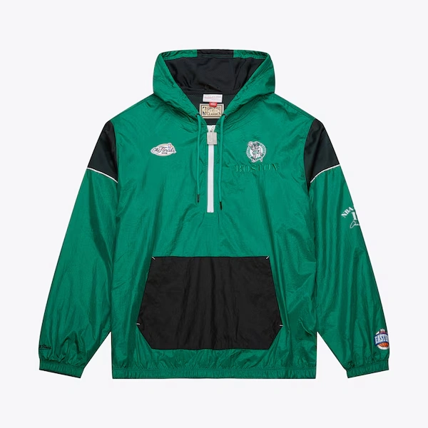 Boston Celtics Kelly Green Team OG 3.0 Anorak Quarter-Zip Jacket