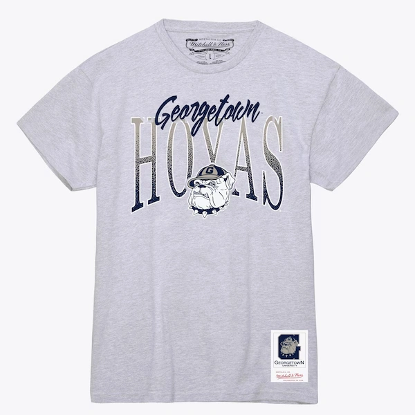 Women's Georgetown Hoyas Heather Gray Script Arc T-Shirt