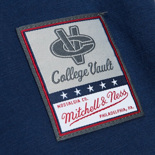 Georgetown Hoyas Navy Legendary Slub 3/4-Sleeve Henley Top