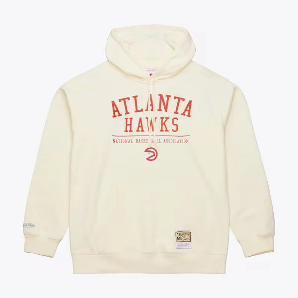 Atlanta Hawks Cream Walk-Off Fleece Hoodie