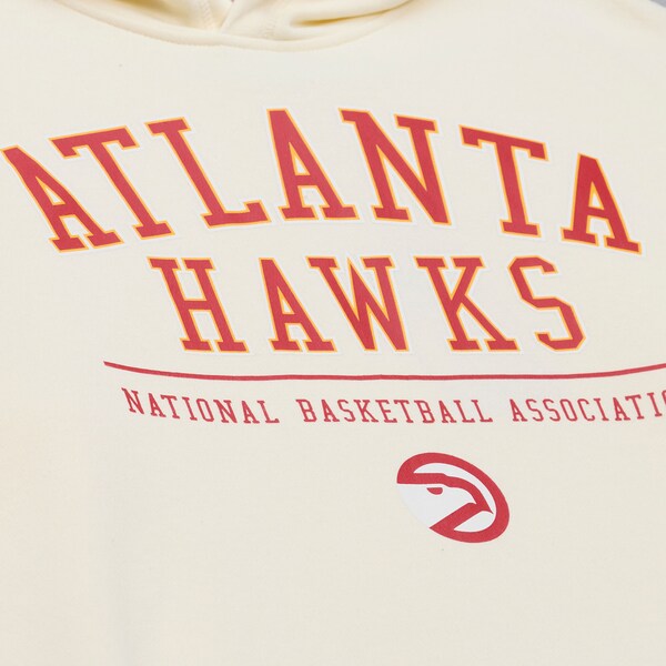 Atlanta Hawks Cream Walk-Off Fleece Hoodie