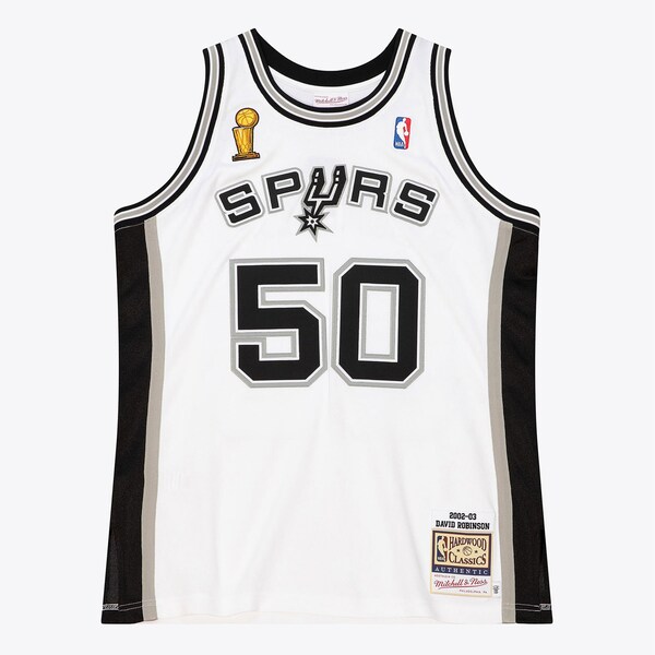 David Robinson San Antonio Spurs 2002-03 White Authentic Jersey