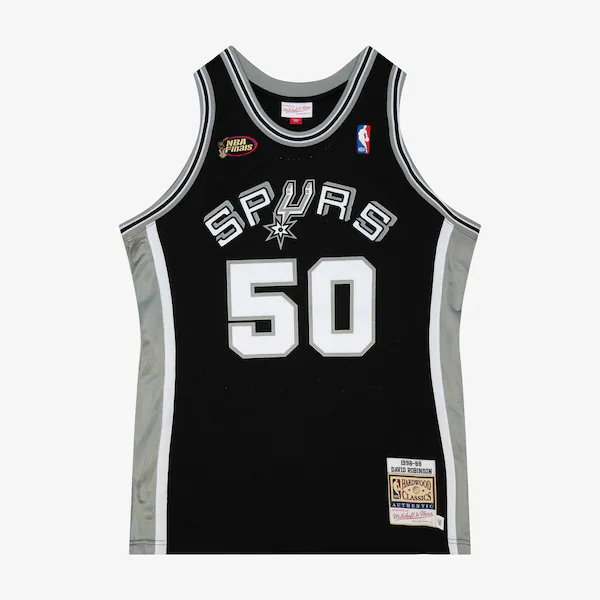 David Robinson San Antonio Spurs 1998-99 Black Authentic Jersey