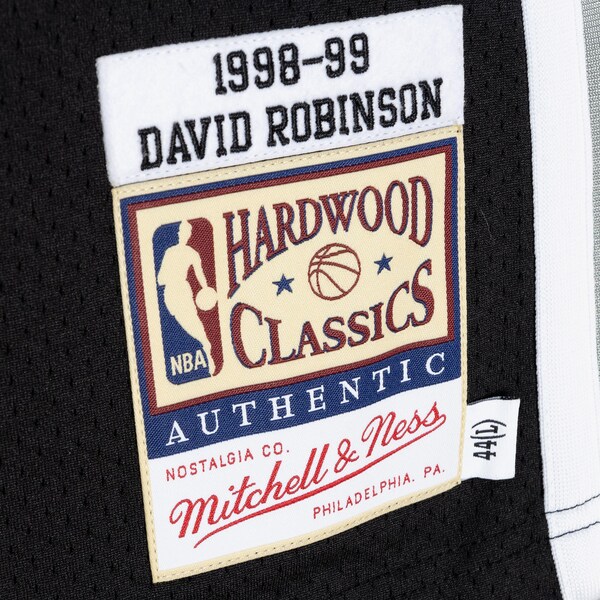 David Robinson San Antonio Spurs 1998-99 Black Authentic Jersey