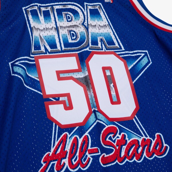 David Robinson 1992 NBA All-Star Game Royal Swingman Player Jersey 4 David Robinson 1992 NBA All-Star Game Royal Swingman Player Jersey