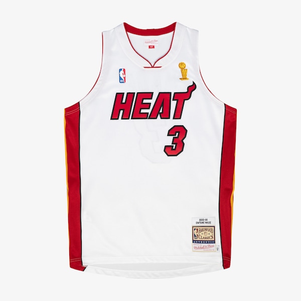 Dwyane Wade Miami Heat 2005-06 White Authentic Jersey