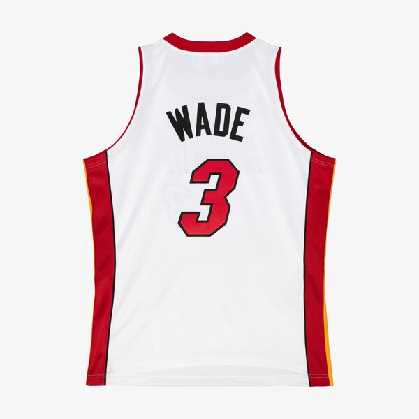 Dwyane Wade Miami Heat 2005-06 White Authentic Jersey 3 Dwyane Wade Miami Heat 2005-06 White Authentic Jersey