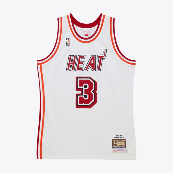 Dwyane Wade Miami Heat 2007-08 White Authentic Jersey