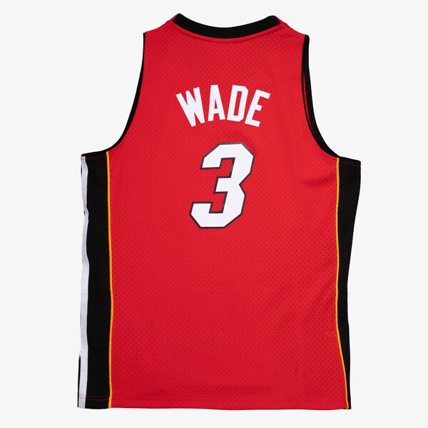 Dwyane Wade Miami Heat 2005-06 Red Swingman Jersey 3 Dwyane Wade Miami Heat 2005-06 Red Swingman Jersey